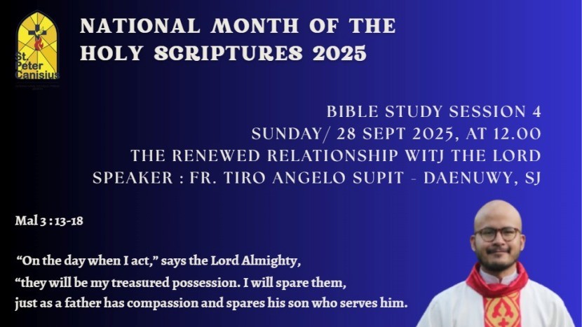 Bible Study Session 4 - Sun, September 28 2025 12.00PM