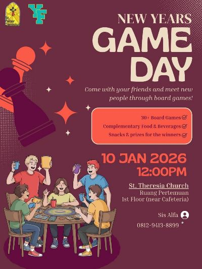 YF - New Years GAME DAY 10 January 2026 12:00PM