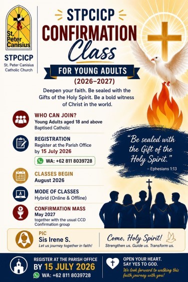 Confirmation Class for Young Adult 2026