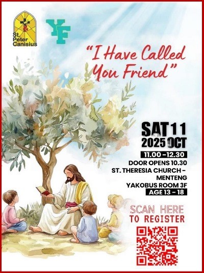 YF - I Have Called You Friend Sat 11th October 2025 11.00 - 12.30 PM