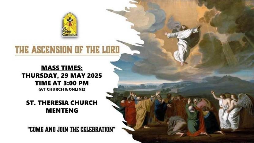 The Ascension of The Lord Mass - Thu 29 May 2025 3PM