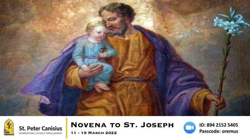 Novena to St Joseph 11-19 March 2022